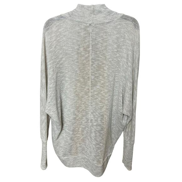 Splendid Silver Metallic Open Knit Cardigan - M - Picture 2 of 5